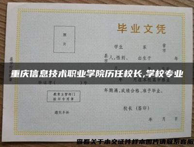 重慶信息技術職業學院 傳承與創新中的職教典范